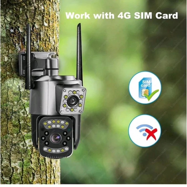 Maizic Smarthome 4G/5G SIM 5+5MP Dual Lens/Screen Pan & Tilt Zoom CCTV Outdoor Camera with Free Sim + 1 Month Data Plan, Weatherproof(IP66), 2 Way Talk, Motion Detection
100+ bought in past month
57%
off