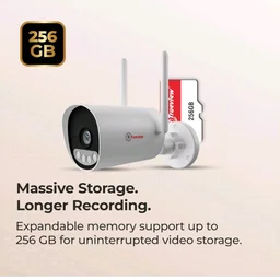Trueview 3mp All Time Color 4G Sim Based Bullet CCTV Security Camera for Home, Shop, Office, Farm, and Construction Site | IP66 Waterproof Rating | 11 IR (T18292SF-3MP 4G Bullet STQC)