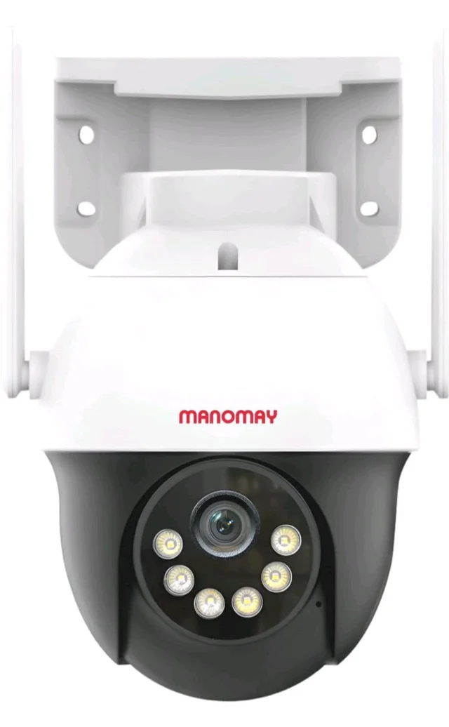 MANOMAY 3MP Wi-Fi Protect Pro Mini Pan-Tilt Camera | BIS-ER (STQC Certified) WiFi CCTV Camera | Full Color Night Vision | Smart Tracking | 2-Way Audio | Memory Card & Cloud | Alexa Support
100+ bought in past month
