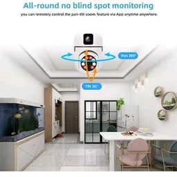 Dr Vision Dual Lens 4MP/8MP WiFi Smart Light Bulb (Dual Lens Light Camera)
50+ bought in past month