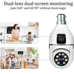 Dr Vision Dual Lens 4MP/8MP WiFi Smart Light Bulb (Dual Lens Light Camera)
50+ bought in past month