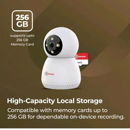 Trueview 3MP WiFi Robot Security Camera with 360° Rotation | All Time Color Night Vision | Smart Tracking | Two Way Audio | Alexa Compatible | 256GB SD Card Support | STQC Certified
100+ bought in past month