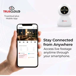 Trueview 3MP WiFi Robot Security Camera with 360° Rotation | All Time Color Night Vision | Smart Tracking | Two Way Audio | Alexa Compatible | 256GB SD Card Support | STQC Certified
100+ bought in past month