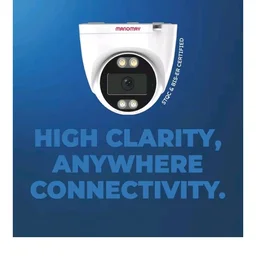 MANOMAY Protect Dot 3MP 4G Dome CCTV Security Camera | BIS-ER STQC Certified | Standalone SIM Based |10X Zoom, Color Night Vision, AI Human Detection, 2-Way Audio, Alexa, 256GB Memory Card (M1096SF)