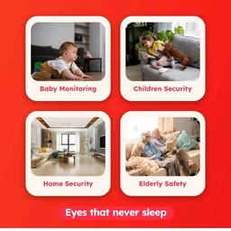 MANOMAY 3MP Wi-Fi Pan-Tilt Security Camera | BIS-ER Certified (STQC) | 360° Smart Tracking | Two-Way Audio | All Time Color Night Vision | Alexa Support | Works with Android & iOS (M1078S)
50+ bought in past month
60%
off