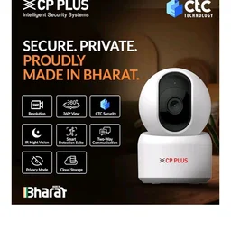 CP PLUS 3MP Smart Wi-Fi CCTV Camera | 360° Pan & Tilt | CTC Cyber Secure Tech | View & Talk | Smart Detection Suite | Night Vision | Cloud Storage | Supports OK Google | CP-E35Q
2K+ bought in past month