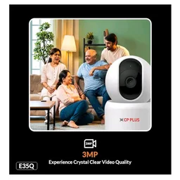 CP PLUS 3MP Smart Wi-Fi CCTV Camera | 360° Pan & Tilt | CTC Cyber Secure Tech | View & Talk | Smart Detection Suite | Night Vision | Cloud Storage | Supports OK Google | CP-E35Q
2K+ bought in past month