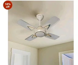 ACTIVA Galaxy-1 600mm Ceiling Fan Pack of 2 | 850 RPM High Speed | 50W Copper Motor | 4 Blades | Anti-Dust Coating | Compact Ceiling Fan | 2 Year Warranty (Ivory)
