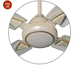 ACTIVA Galaxy-1 600mm Ceiling Fan Pack of 2 | 850 RPM High Speed | 50W Copper Motor | 4 Blades | Anti-Dust Coating | Compact Ceiling Fan | 2 Year Warranty (Ivory)