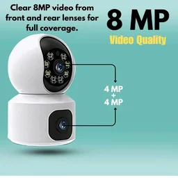 Maizic Smarthome Supercam 5+5 MP CCTV Camera 360� Coverage Security WiFi Camera for Home, Pan & Tilt, Color Night Vision 20M, Human Detection, Smart Motion Tracking, 2-Way Talk, Live View
50+ bought in past month