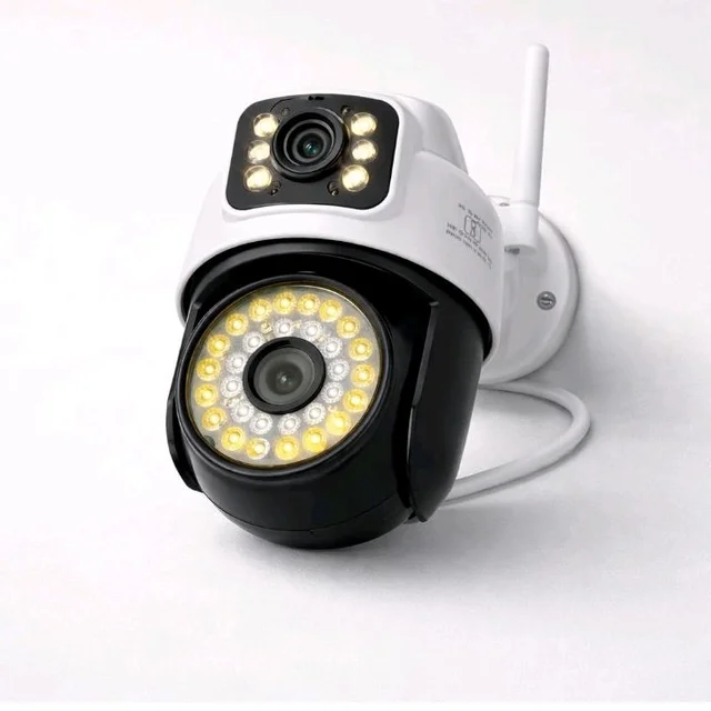 JK Vision Wireless Outdoor Mini PTZ 4G 5mp Smart Security Camera, Dual Lens IP Camera with Color Night Vision, Motion Detection, Two-Way Audio, Waterproof CCTV Camera with App Remote Viewing.
70%
off