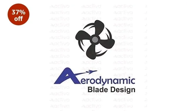 ACTIVA Corolla 1200mm Ceiling Fan, High Speed 390 RPM Air Delivery, BEE & BIS Approved, Anti Dust, Large Sweep, High Performance Ceiling Fan, 2 Years Warranty Pack of 2 (Pearl Ivory)