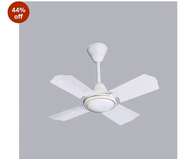Crompton Aluminium Cool Breeze 600 mm (24 Inch) Anti Rust Small Ceiling Fan (Opal White), 4 stars