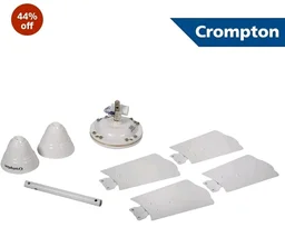 Crompton Aluminium Cool Breeze 600 mm (24 Inch) Anti Rust Small Ceiling Fan (Opal White), 4 stars