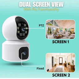 Maizic Smarthome 3MP Indoor WiFi Security Camera for Home | PTZ 360° View | Night Vision | Motion Alert | Two-Way Talk | Baby/Pet Monitor
54%
off