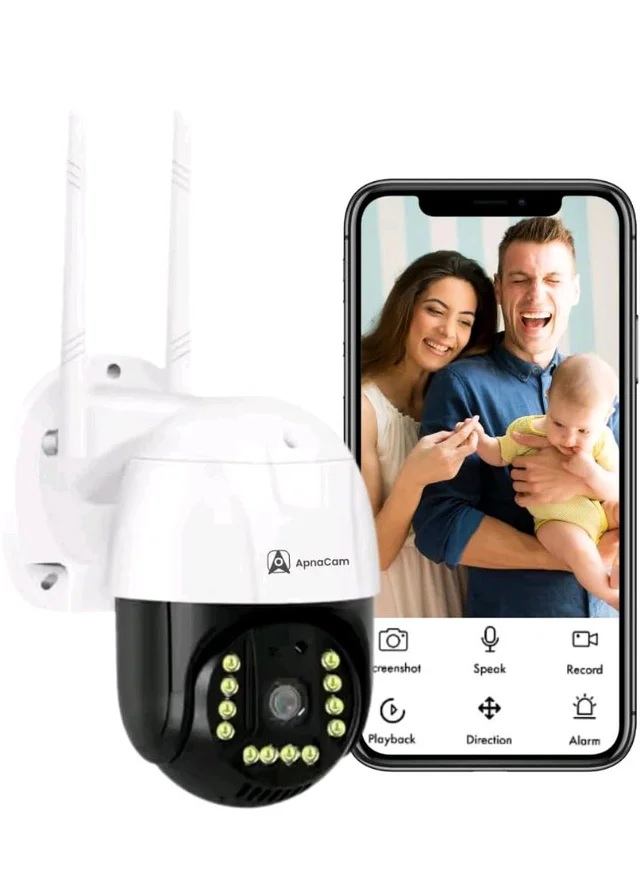 ApnaCam 3MP 4G SIM Smart Outdoor Security Camera | 360° PTZ Wireless CCTV with Two-Way Talk, Human Detection, Night Vision, Motion Alerts, SD Card Support (Up to 128GB), No WiFi Required
71%
off