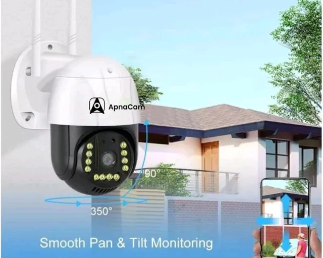 ApnaCam 3MP 4G SIM Smart Outdoor Security Camera | 360° PTZ Wireless CCTV with Two-Way Talk, Human Detection, Night Vision, Motion Alerts, SD Card Support (Up to 128GB), No WiFi Required
71%
off
