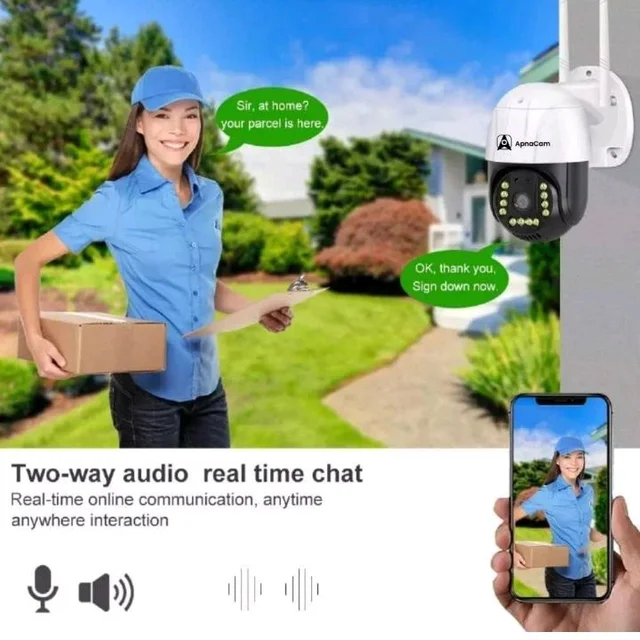 ApnaCam 3MP 4G SIM Smart Outdoor Security Camera | 360° PTZ Wireless CCTV with Two-Way Talk, Human Detection, Night Vision, Motion Alerts, SD Card Support (Up to 128GB), No WiFi Required
71%
off