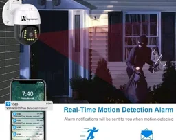 ApnaCam 3MP 4G SIM Smart Outdoor Security Camera | 360° PTZ Wireless CCTV with Two-Way Talk, Human Detection, Night Vision, Motion Alerts, SD Card Support (Up to 128GB), No WiFi Required
71%
off