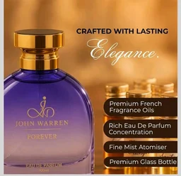 JOHN WARREN FOREVER Luxury Perfume For Women, Long-Lasting Eau De Parfum with Pear, Cinnamon, Jasmine, Vanilla and Coffee, Fresh & Strong Everyday Fragrance-