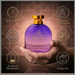 JOHN WARREN FOREVER Luxury Perfume For Women, Long-Lasting Eau De Parfum with Pear, Cinnamon, Jasmine, Vanilla and Coffee, Fresh & Strong Everyday Fragrance-