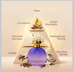 JOHN WARREN FOREVER Luxury Perfume For Women, Long-Lasting Eau De Parfum with Pear, Cinnamon, Jasmine, Vanilla and Coffee, Fresh & Strong Everyday Fragrance-