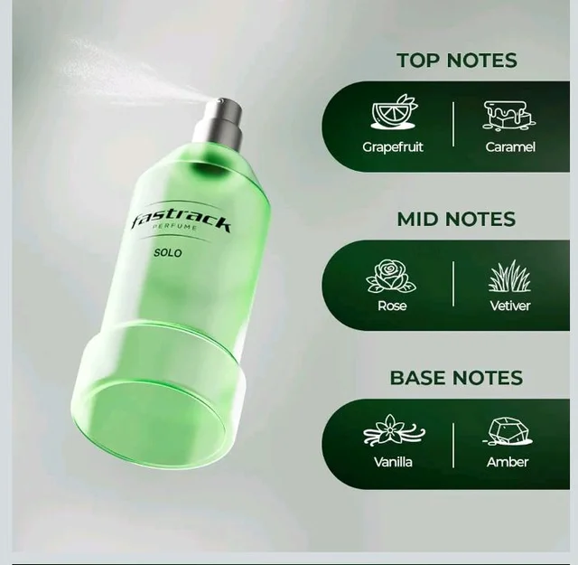 Fastrack Unisex Adult Aromatic Perfume Spray Unisex Solo, 100