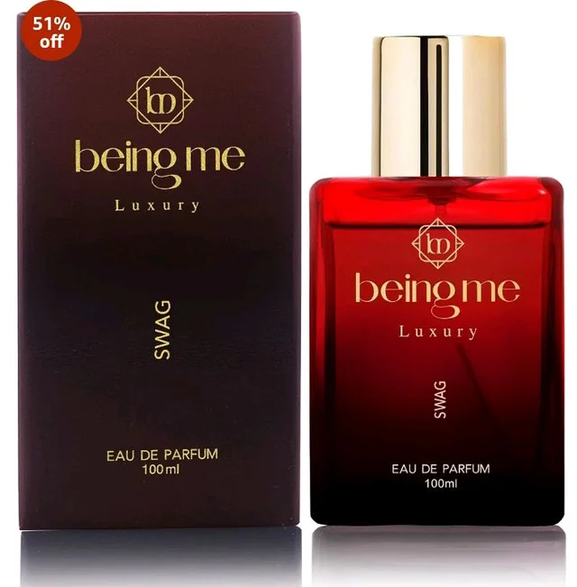 Being Me SWAG Long Lasting Perfume for Men | EDP 100ml
Sweet Citrus & White Floral with Sensual Amber, Best Perfume for Men, Luxury Mens Perfume, Eau de Parfum for Office & Party
51%
off