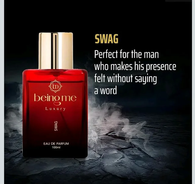 Being Me SWAG Long Lasting Perfume for Men | EDP 100ml
Sweet Citrus & White Floral with Sensual Amber, Best Perfume for Men, Luxury Mens Perfume, Eau de Parfum for Office & Party
51%
off