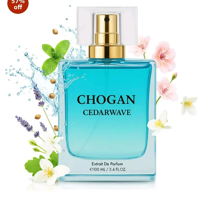 CHOGAN CEDARWAVE Extrait de Parfum – Crisp Sea Water, Mint & Lavender Opening with Neroli, Jasmine Heart & Deep Oakmoss-Cedarwood Base | Fresh, Masculine, Daily Fragrance, 25% FRENCH Perfume Oil Concentration | For Men | 100 ml
57%
off
