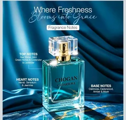 CHOGAN CEDARWAVE Extrait de Parfum – Crisp Sea Water, Mint & Lavender Opening with Neroli, Jasmine Heart & Deep Oakmoss-Cedarwood Base | Fresh, Masculine, Daily Fragrance, 25% FRENCH Perfume Oil Concentration | For Men | 100 ml
57%
off