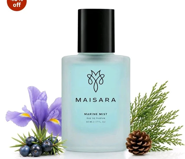 MAISARA Marine Mist Perfume for Men & Women, Long Lasting Fragrance, 50ml
Fresh aquatic aroma with crisp marine notes, suitable for daily wear, office, travel and special occasions for every season.