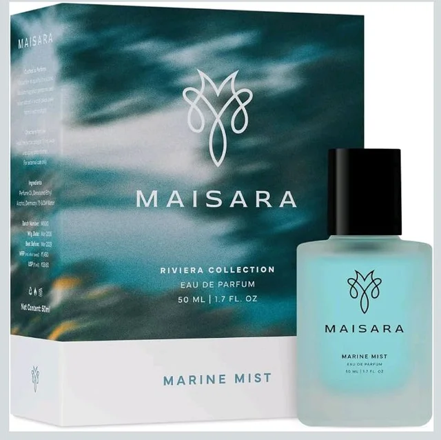 MAISARA Marine Mist Perfume for Men & Women, Long Lasting Fragrance, 50ml
Fresh aquatic aroma with crisp marine notes, suitable for daily wear, office, travel and special occasions for every season.