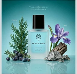MAISARA Marine Mist Perfume for Men & Women, Long Lasting Fragrance, 50ml
Fresh aquatic aroma with crisp marine notes, suitable for daily wear, office, travel and special occasions for every season.