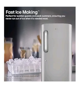LG 224 L, 5 Star, Smart Inverter, Direct Cool Single Door Refrigerator (GLD2356ZAPZ, Shiny Steel, Base stand with Drawer)