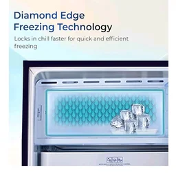 Haier 165 L 1 Star Direct Cool Single Door Refrigerator with Diamond Edge Freezing Technology, Easy Clean Back, Large Vegetable Box (HED-171MEA-P, Marine Elegance, 2026 Model)