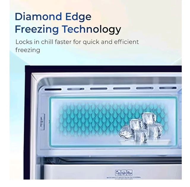 Haier 165 L 1 Star Direct Cool Single Door Refrigerator with Diamond Edge Freezing Technology, Easy Clean Back, Large Vegetable Box (HED-171MEA-P, Marine Elegance, 2026 Model)
