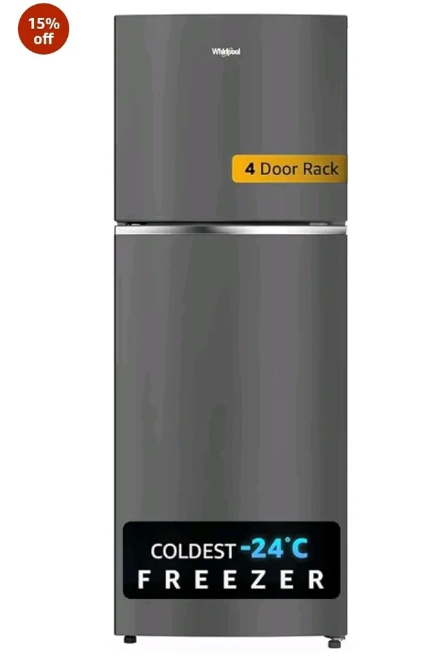 Whirlpool 235 L 2 Star Frost-free inverter Double Door Refrigerator (NEO SP278 PRM LUNAR BLACK(2S)-Y, 2026 Model)
15%
off