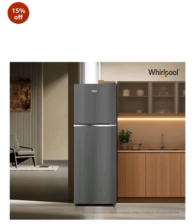 Whirlpool 235 L 2 Star Frost-free inverter Double Door Refrigerator (NEO SP278 PRM LUNAR BLACK(2S)-Y, 2026 Model)
15%
off