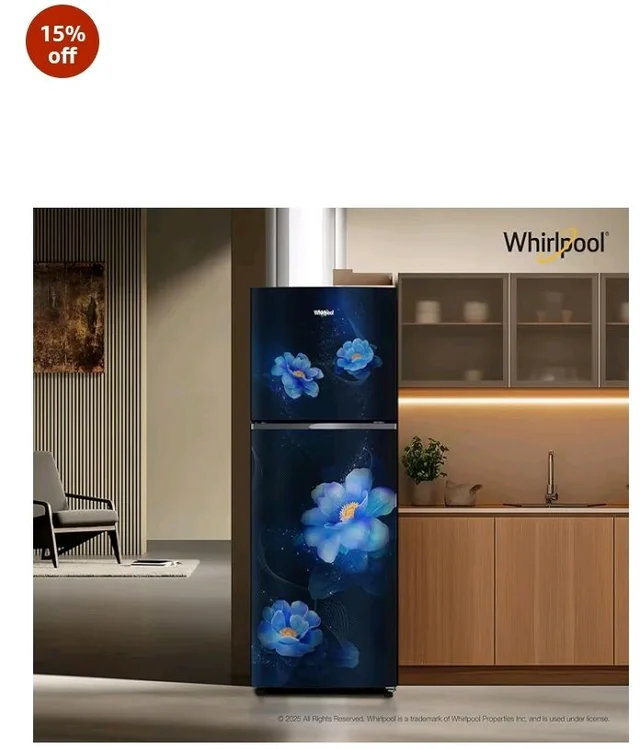 Whirlpool 235 L 2 Star Frost-free inverter Double Door Refrigerator (NEO SP278 PRM SAPPHIRE ROSE(2S)-Y, 2026 Model)
15%
off