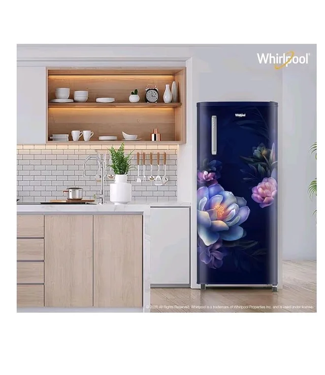 Whirlpool 184 L 2 Star Direct-Cool Single Door Refrigerator (205 WDE PRM 2S SAPPHIRE SERENA-Y, Blue, 2026 Model)