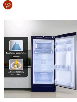 Godrej 185 L 5 Star 5 Years Comprehensive New Launch Turbo Cooling Technology Toughened Glass Shelves Large Shelve Space Single Door Refrigerator (2026 Model, RD 195EN TAI MN BL, Marine Blue)
35%
off