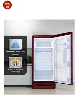 Godrej 185 L 5 Star with 5 Years Comprehensive Warranty New Launch | Advanced Capillary Technology | Toughened Glass Shelves | Direct Cool Single Door Refrigerator (RD 195EN TAI MY WN, Mystic Wine)
32%
off