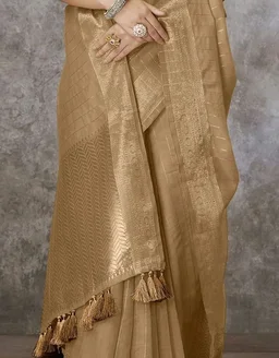 SWORNOF Women's Cotton silk saree for Patola festival Wedding silk with blouse piec