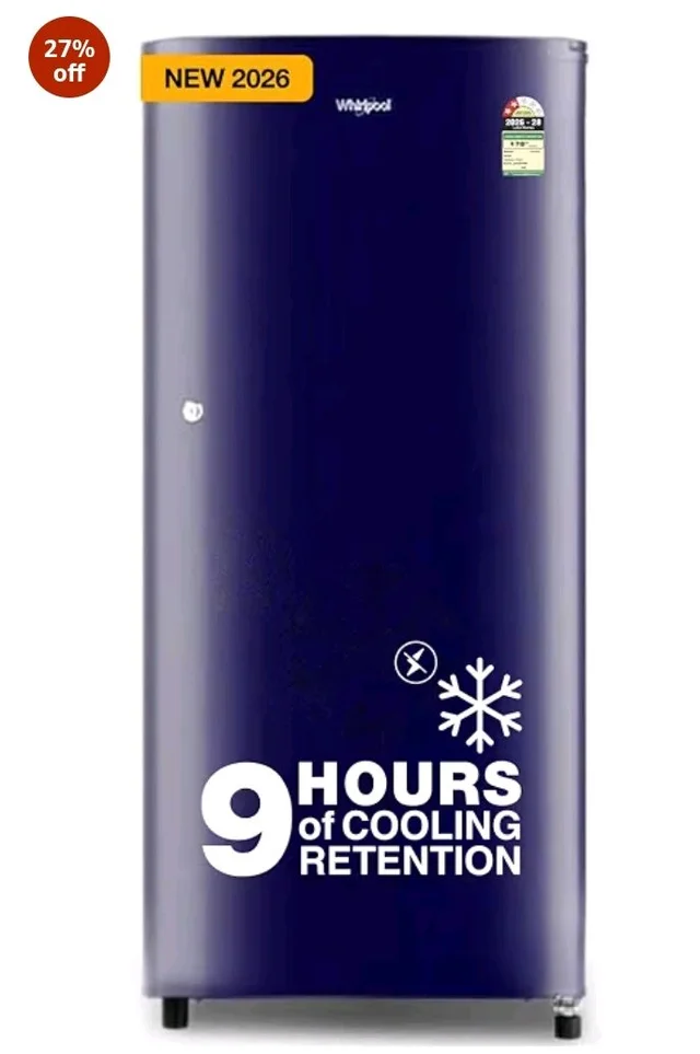 Whirlpool 184 L 2 Star Direct-Cool Single Door Refrigerator (205 WDE CLS 2S SAPPHIRE BLUE-Y, Blue, 2026 Model)