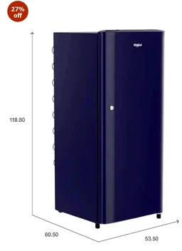 Whirlpool 184 L 2 Star Direct-Cool Single Door Refrigerator (205 WDE CLS 2S SAPPHIRE BLUE-Y, Blue, 2026 Model)
