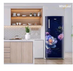 Whirlpool 184 L 2 Star Direct-Cool Single Door Refrigerator (205 WDE PRM 2S SAPPHIRE SERENA-Y, Blue, 2026 Model)
