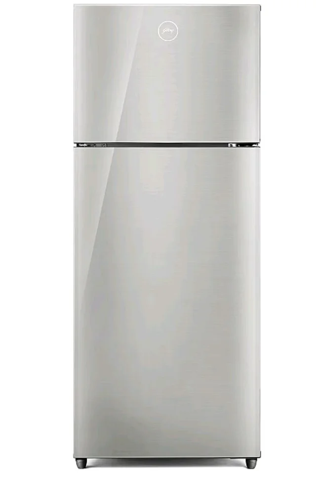 Godrej 233 L 2 Star Inverter, 24 Days farm Freshness Frost Free Double Door Refrigerator(RT EONALPHA 270B RI ST GL, Steel Glow)