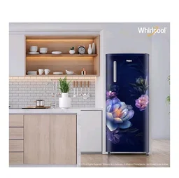 Whirlpool 184 L 2 Star Direct-Cool Single Door Refrigerator (205 WDE PRM 2S SAPPHIRE SERENA-Y, Blue, 2026 Model)