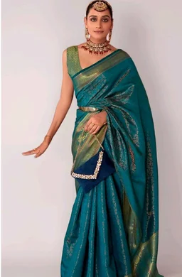 SWORNOF Women's kanjivaram banarasi silk saree for Patola festival Wedding silk with rich pallu Design sarees for women with blouse piece
